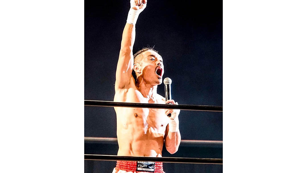 安彦考真(あびこたかまさ)さんが『EXECUTIVE FIGHT　BUSHIDO～皇～』でKO勝ち